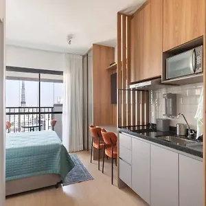  Apartamento Novo Proximo A Paulista, Metro E Augusta Andar Alto Com Vista